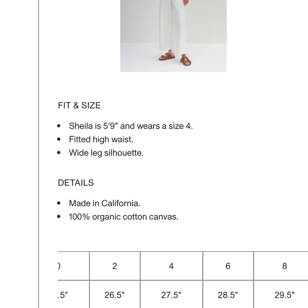 Jesse Kamm Sailor Pants In Salt White - image 2